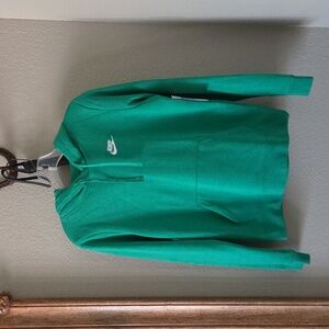 Nike NWT Women's Green Pullover Hoodie Sweater